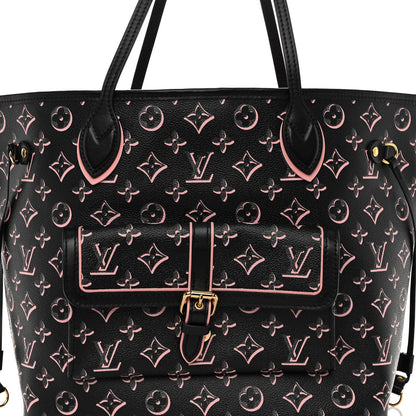 Louis Vuitton Monogram Fall For You Neverfull MM Black 8 of 11