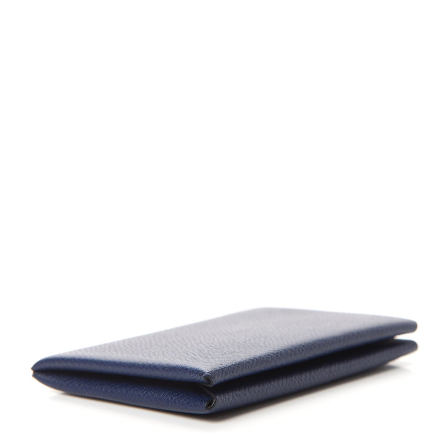 Epsom Calvi Card Case Bleu Saphir