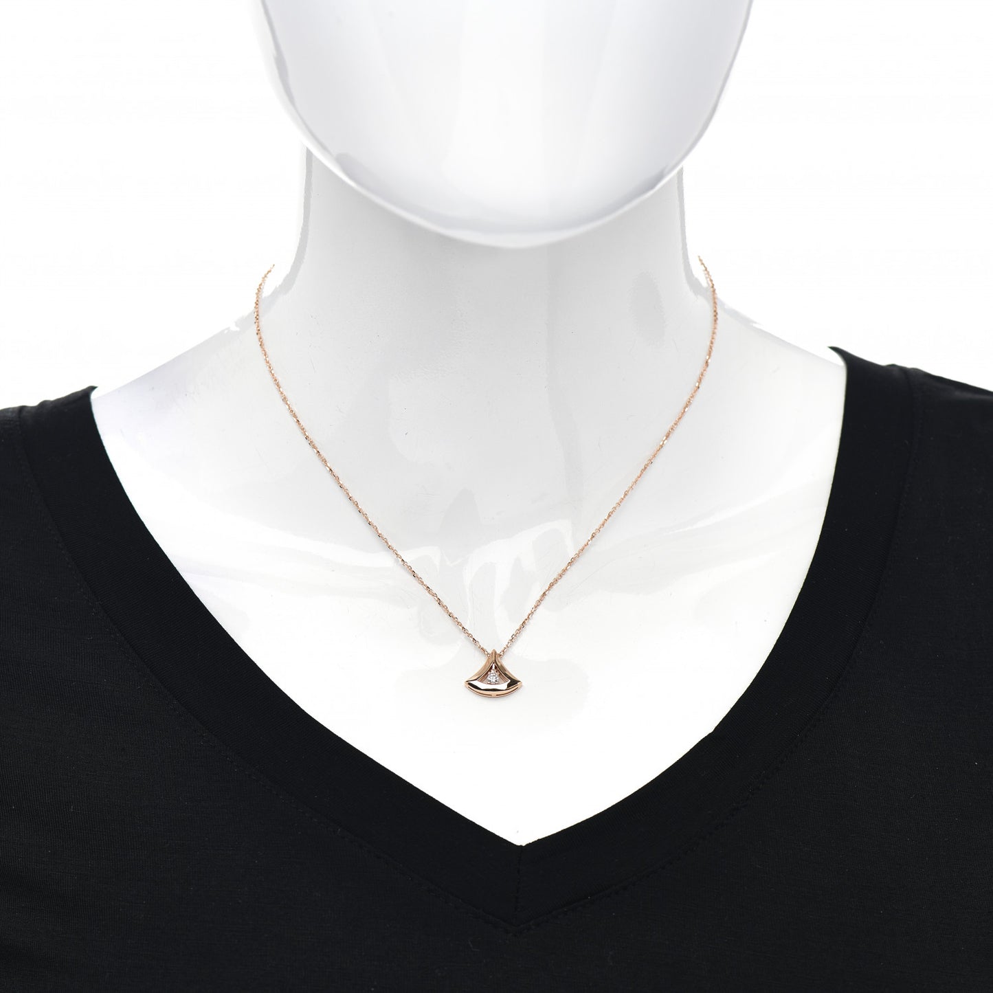 18K Rose Gold Diamond Divas' Dream Openwork Necklace