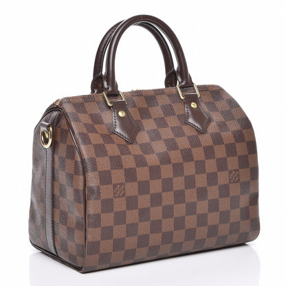 Louis Vuitton Damier Ebene Speedy Bandouliere 25 4 of 11