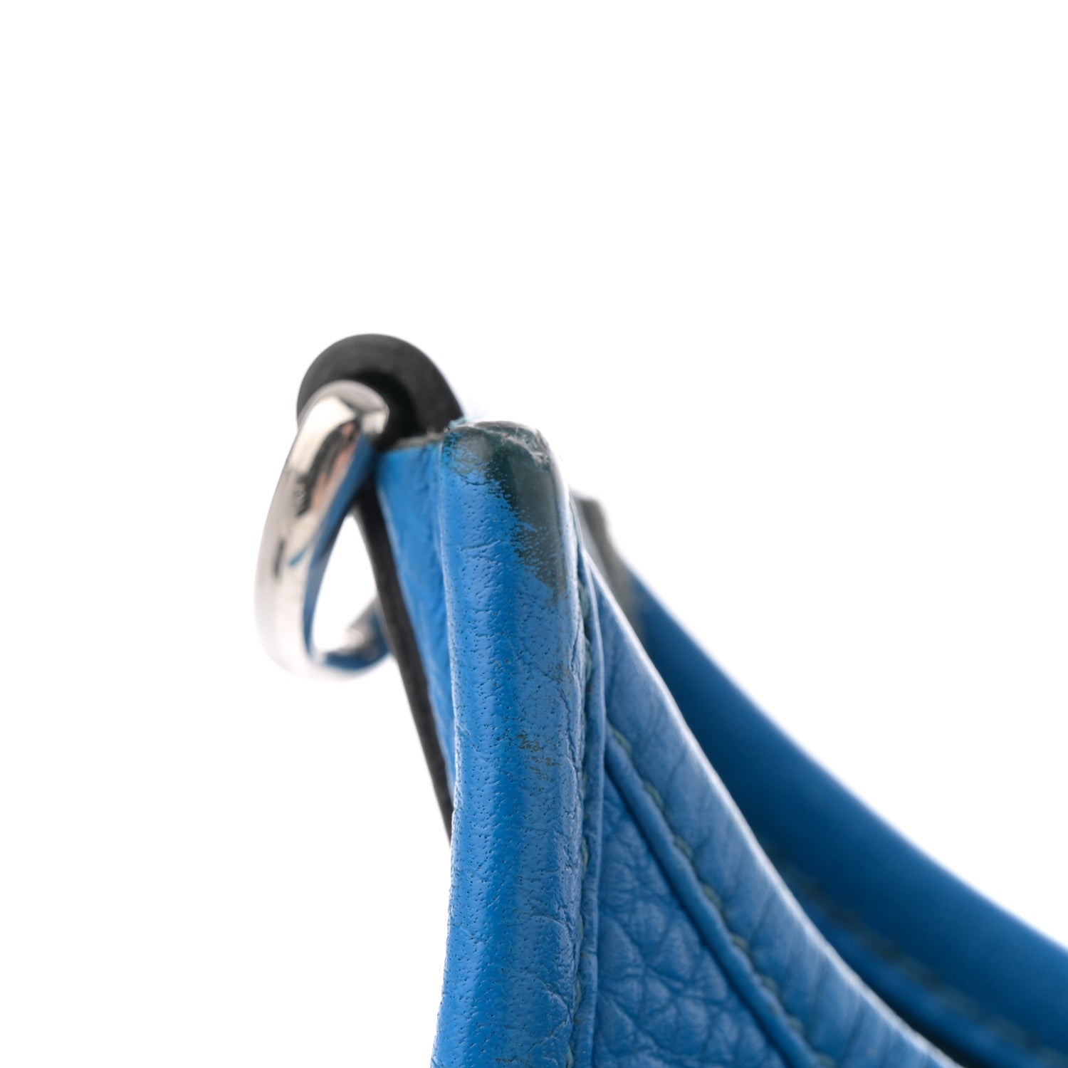Hermes Taurillon Clemence EVELYNE III PM Bleu Hydra 13 of 14