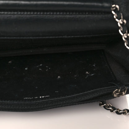 Chanel Caviar Timeless CC Wallet On Chain WOC Black 12 of 13