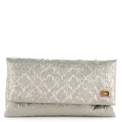 Louis Vuitton Jacquard Quilted Monogram Limelight Clutch GM Perle 1 of 7