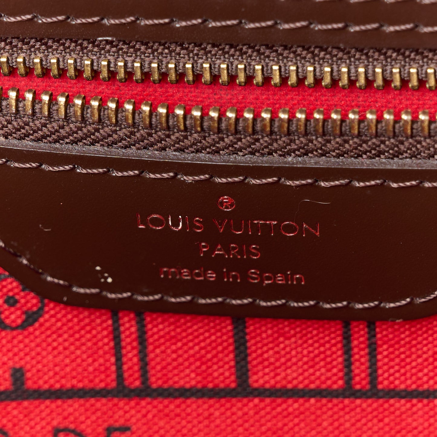 LOUIS VUITTON Damier Ebene Neverfull MM
