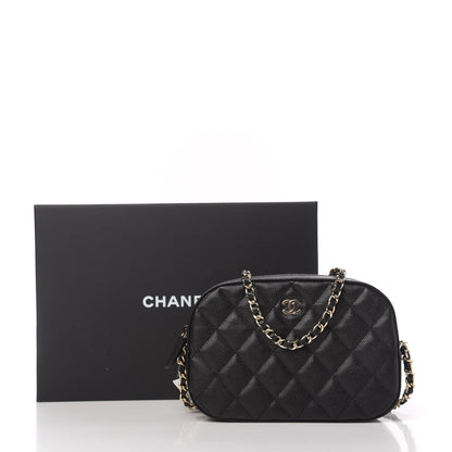 Chanel Caviar Quilted Vanity With Chain Black 11 of 11