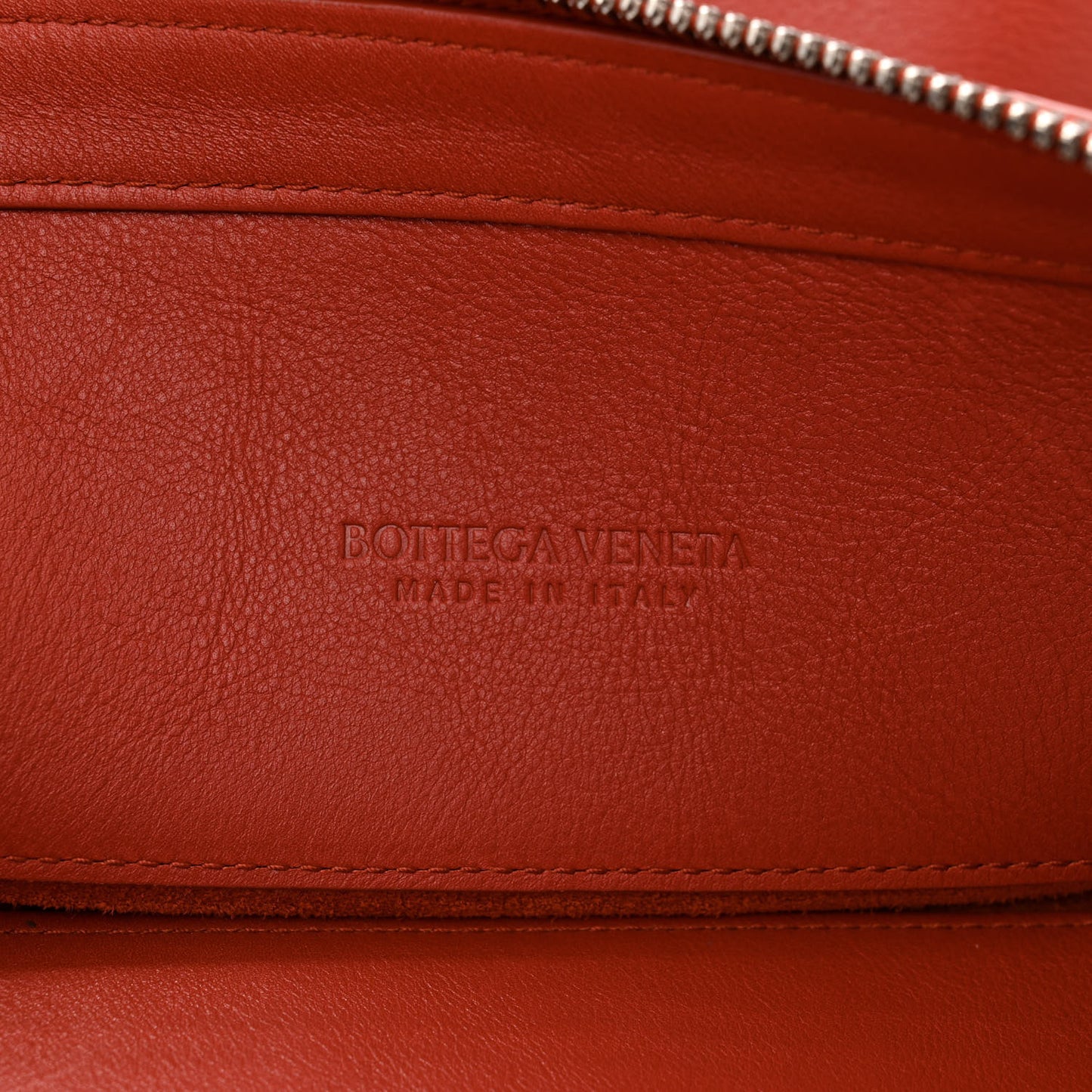 Smooth Butter Calfskin Large Hobo Rust