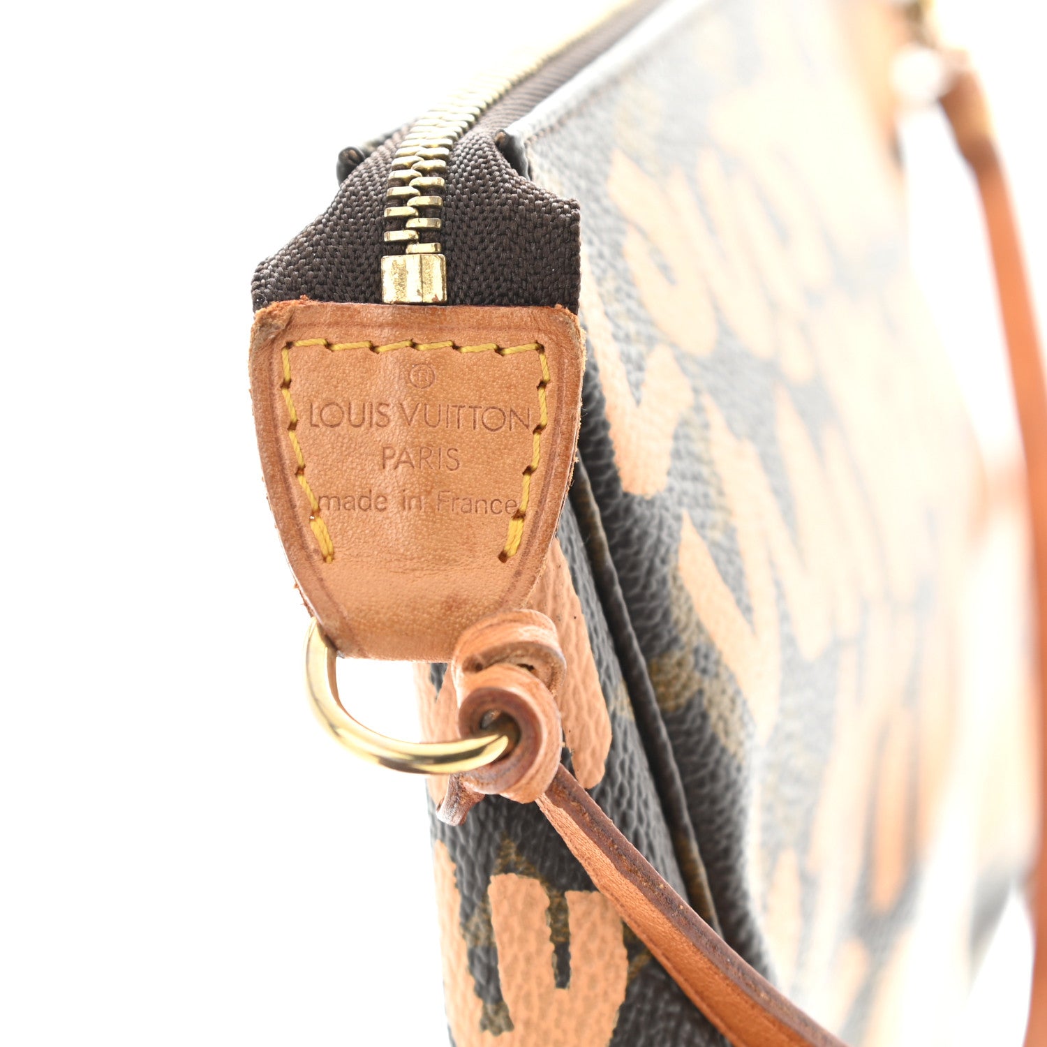 Louis Vuitton Monogram Graffiti Pochette Accessories Peach 6 of 11