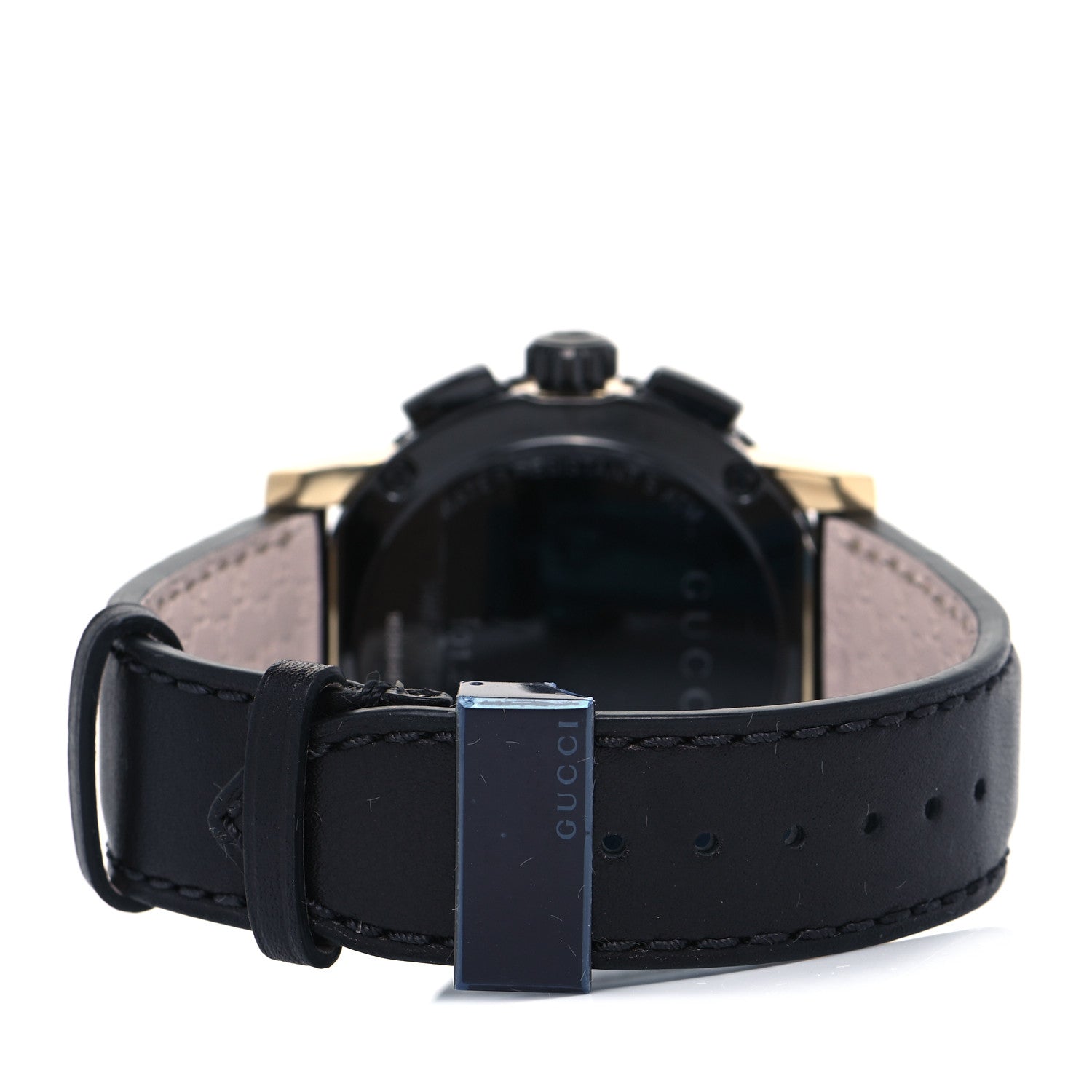 Gucci PVD Stainless Steel Calfskin 44mm G-Chrono Quartz Watch Black 3 of 5