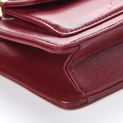 Chanel Lambskin CC Wristlet Red 10 of 11
