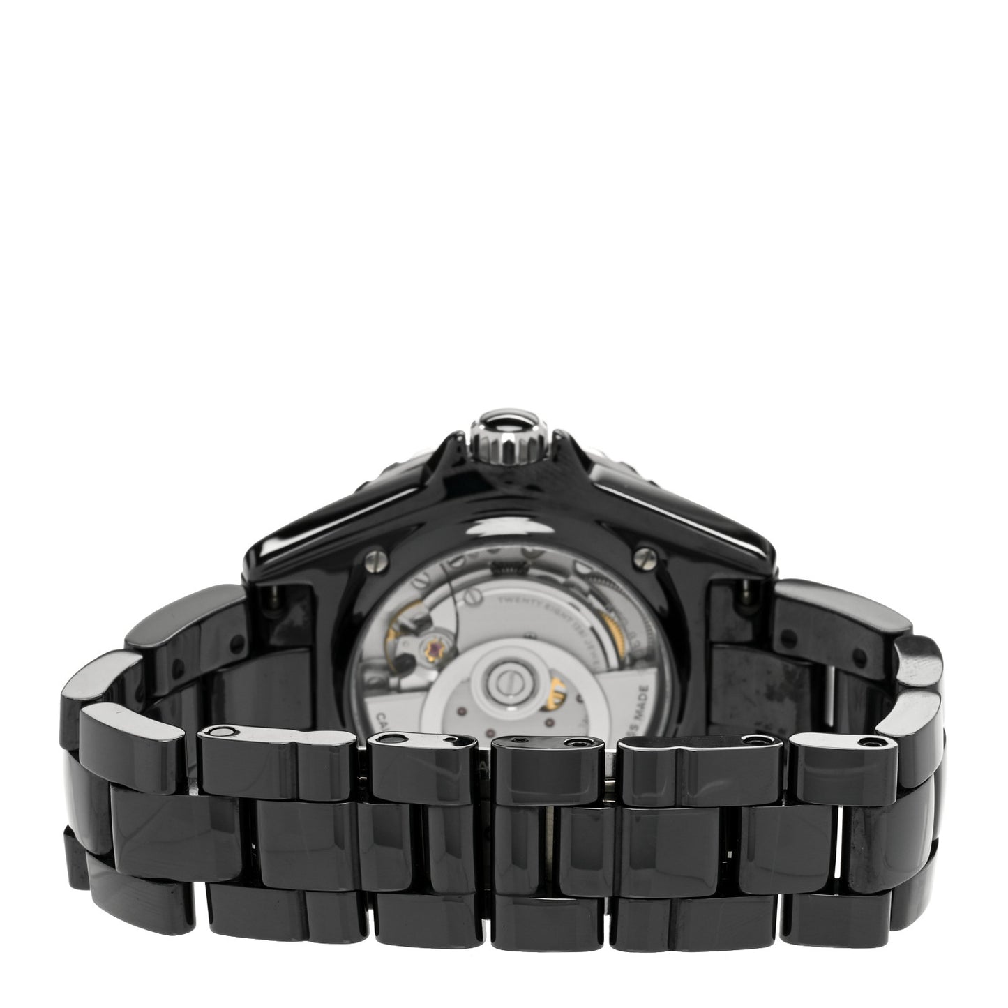 Stainless Steel Ceramic 38mm J12 Automatic Watch Black