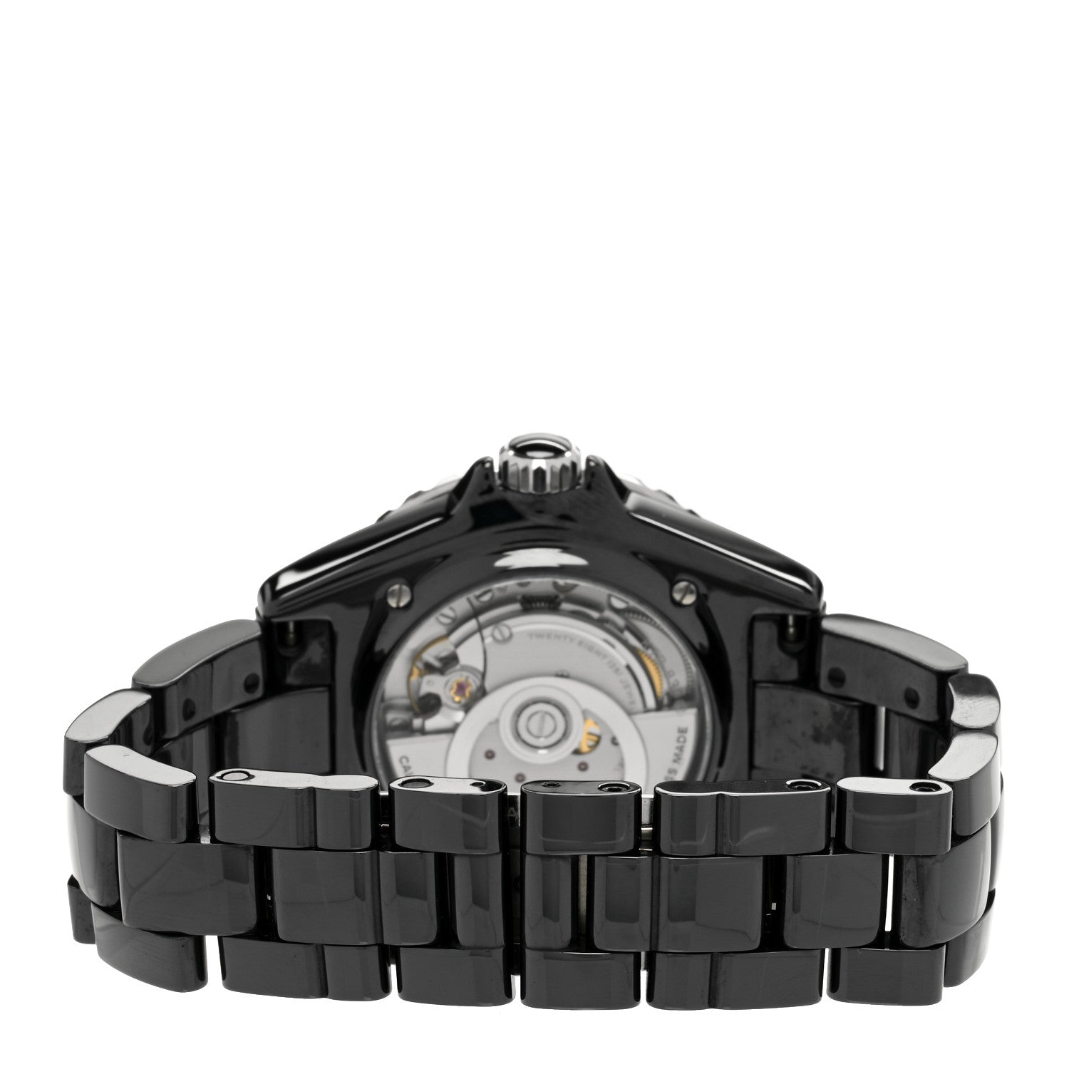 Chanel Stainless Steel Ceramic 38mm J12 Automatic Watch Black 3 of 5