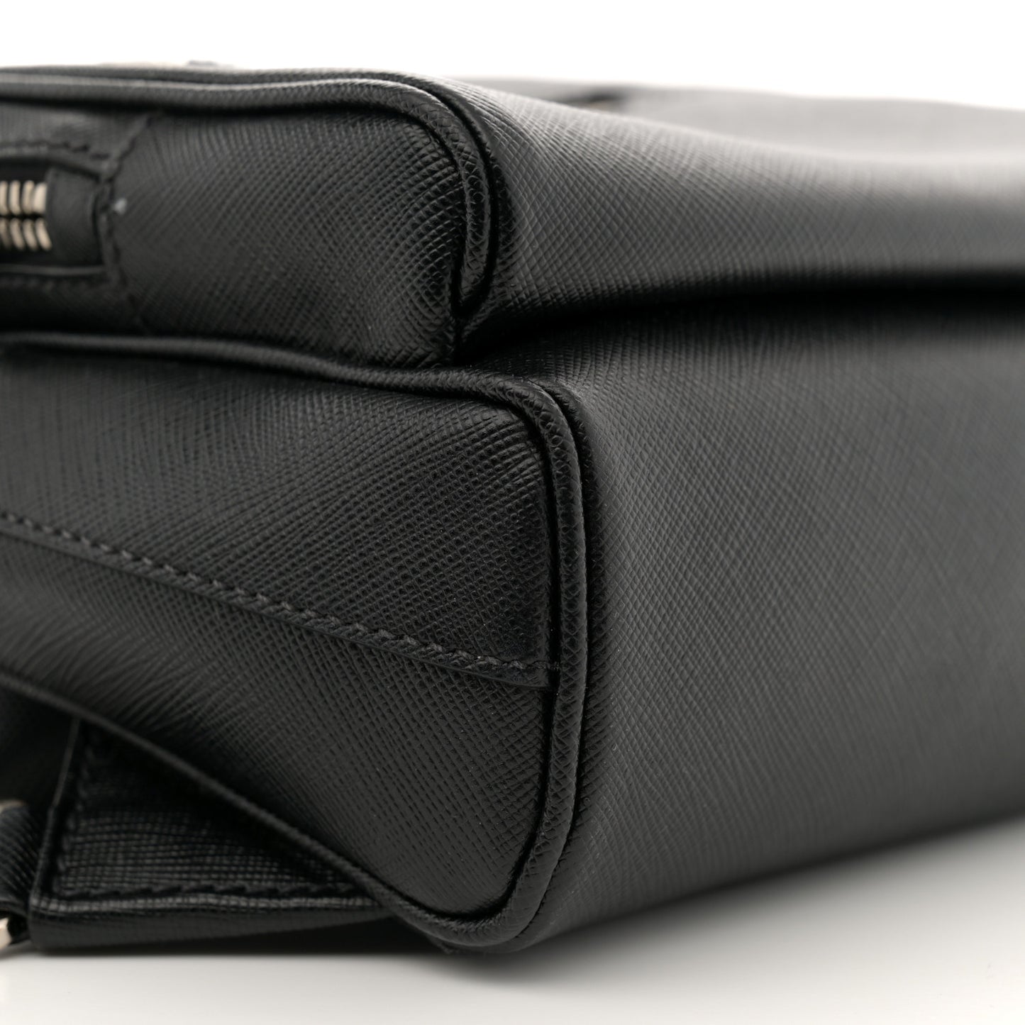 Saffiano Sling Backpack Black