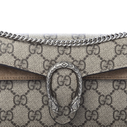 Gucci GG Supreme Monogram Super Mini Dionysus Shoulder Bag Taupe 10 of 11