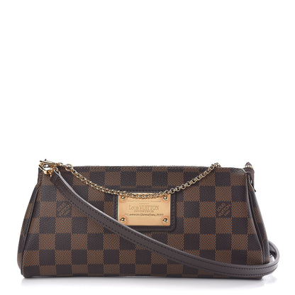 Louis Vuitton Damier Ebene Eva Clutch 1 of 10