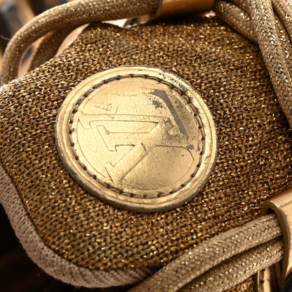 Louis Vuitton Technical Nylon Monogram Rubber Aftergame Sneakers 37.5 Gold 15 of 15