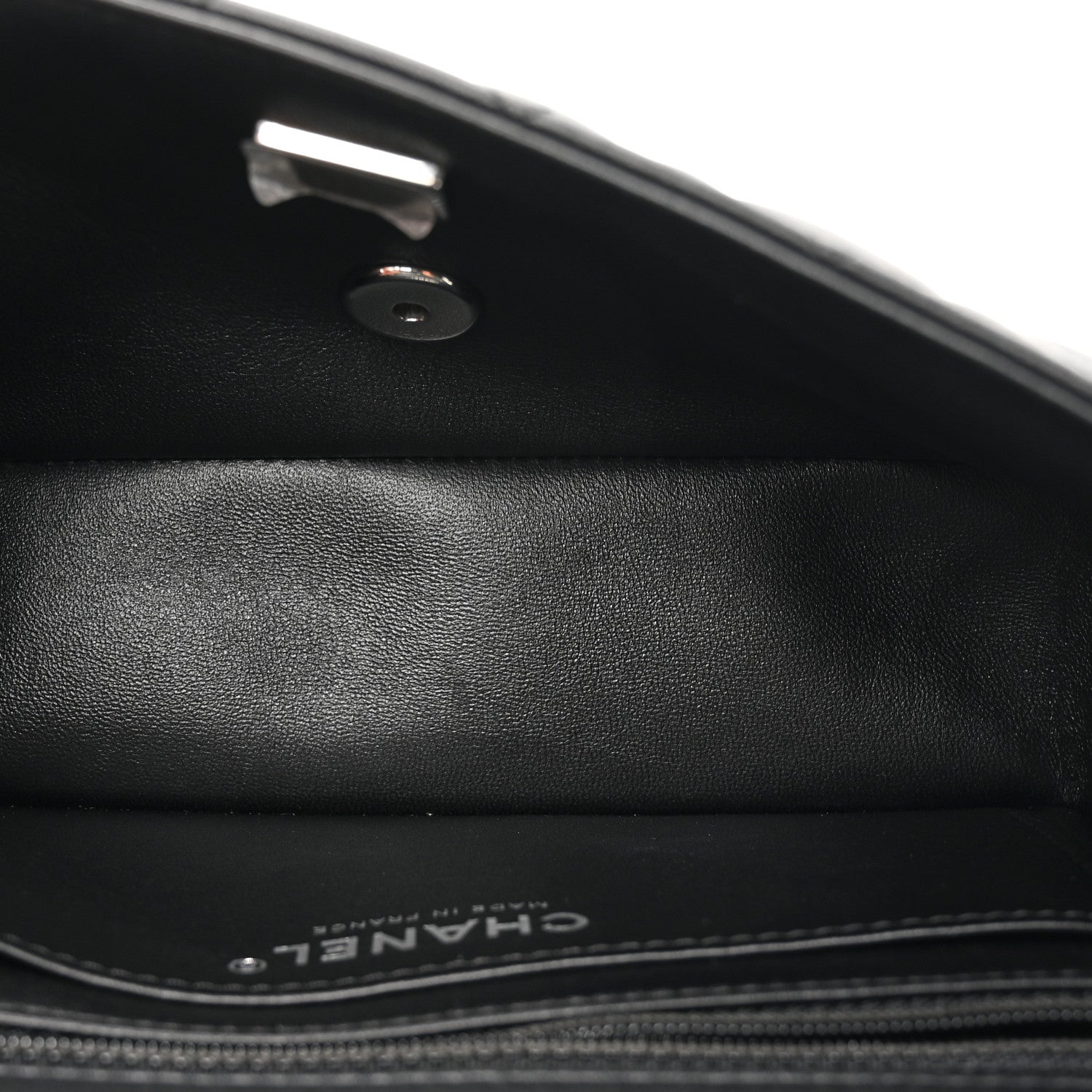 Chanel Lambskin Quilted Mini Rectangular Flap Black 5 of 11