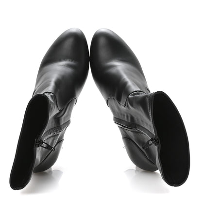 Louis Vuitton Calfskin Uniformes Silhouette Ankle Boots 39 Black 2 of 8