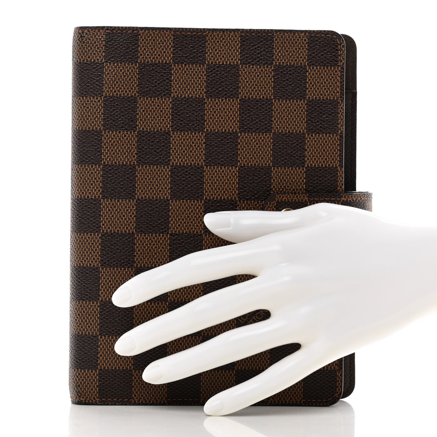 Louis Vuitton Damier Ebene Medium Ring Agenda Cover 2 of 9