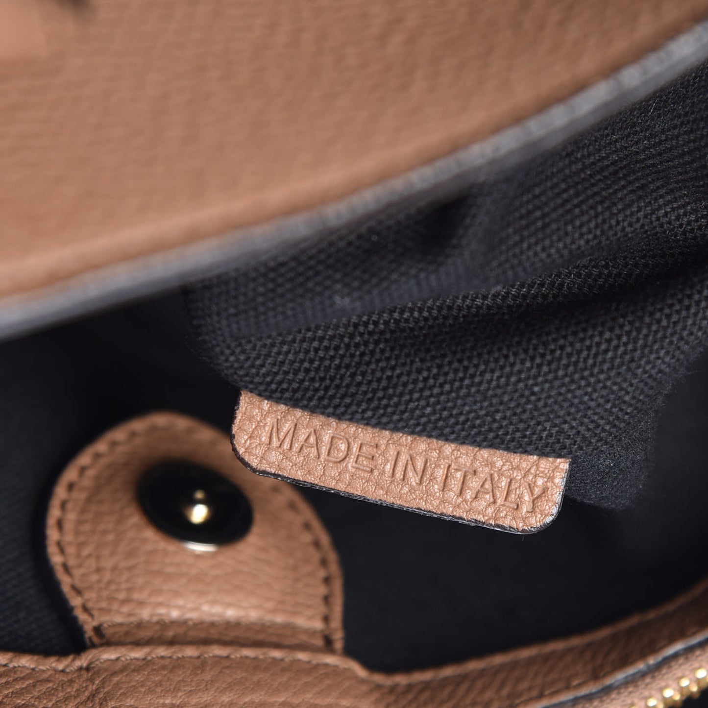 Grainy Calfskin House Check Medium Banner Tote Dark Sand