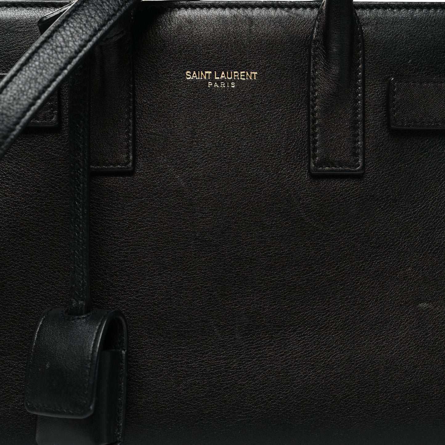 Calfskin Nano Sac De Jour Black