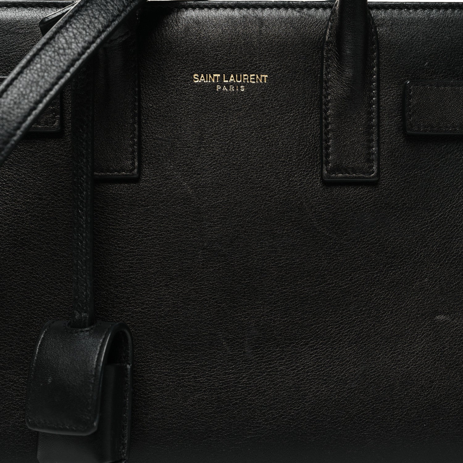 Saint Laurent Calfskin Nano Sac De Jour Black 7 of 13