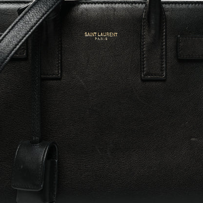 Saint Laurent Calfskin Nano Sac De Jour Black 7 of 13