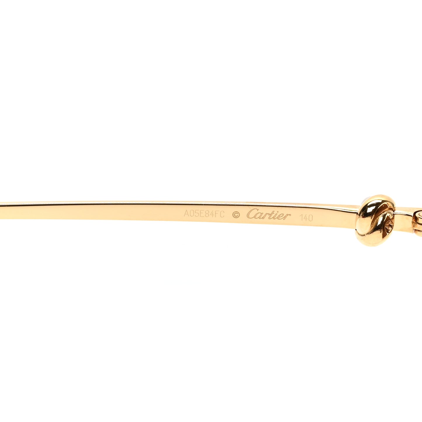 Metal Trinity Sunglasses CT0225S Brown Gold Silver