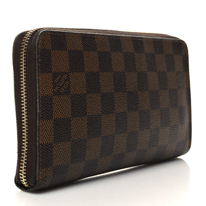Louis Vuitton Damier Ebene Zippy Organizer Wallet 3 of 9