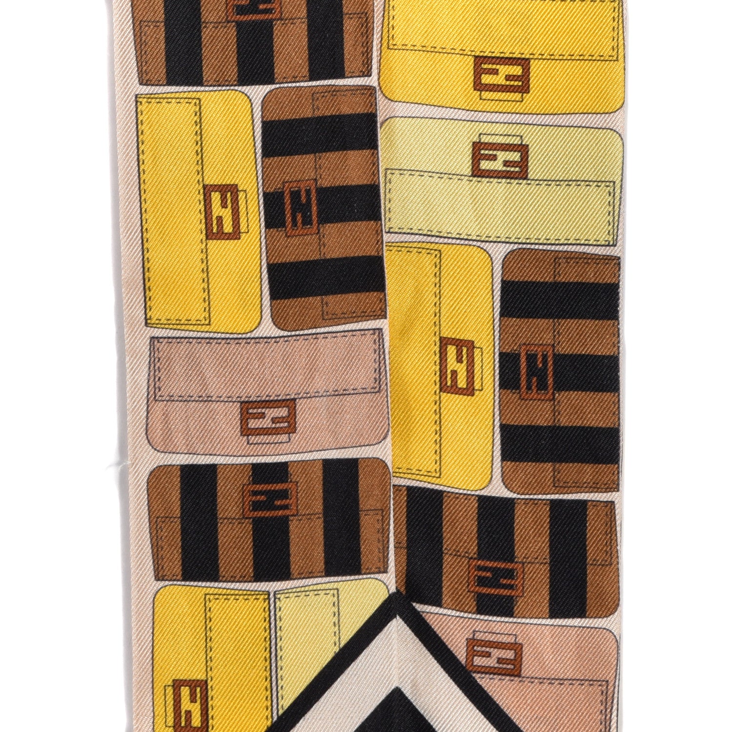 Fendi Silk Bandeau Multicolor 2 of 3