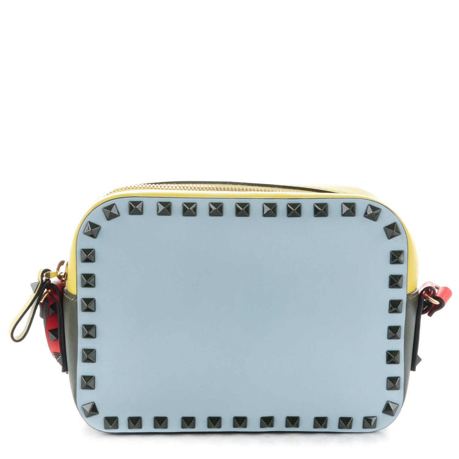 Valentino Garavani Calfskin Colorblock Rockstud Camera Crossbody Bag Multicolor 1 of 7