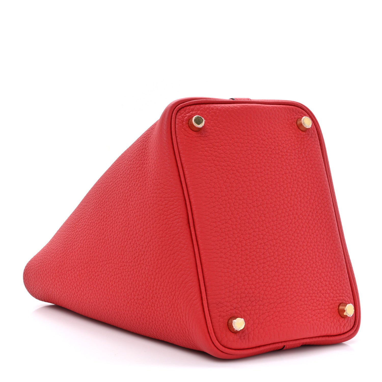 Hermes Taurillon Clemence Picotin Lock 18 PM Rouge Casaque 4 of 13