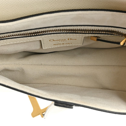 Christian Dior Grained Calfskin Saddle Bag Latte 5 of 12