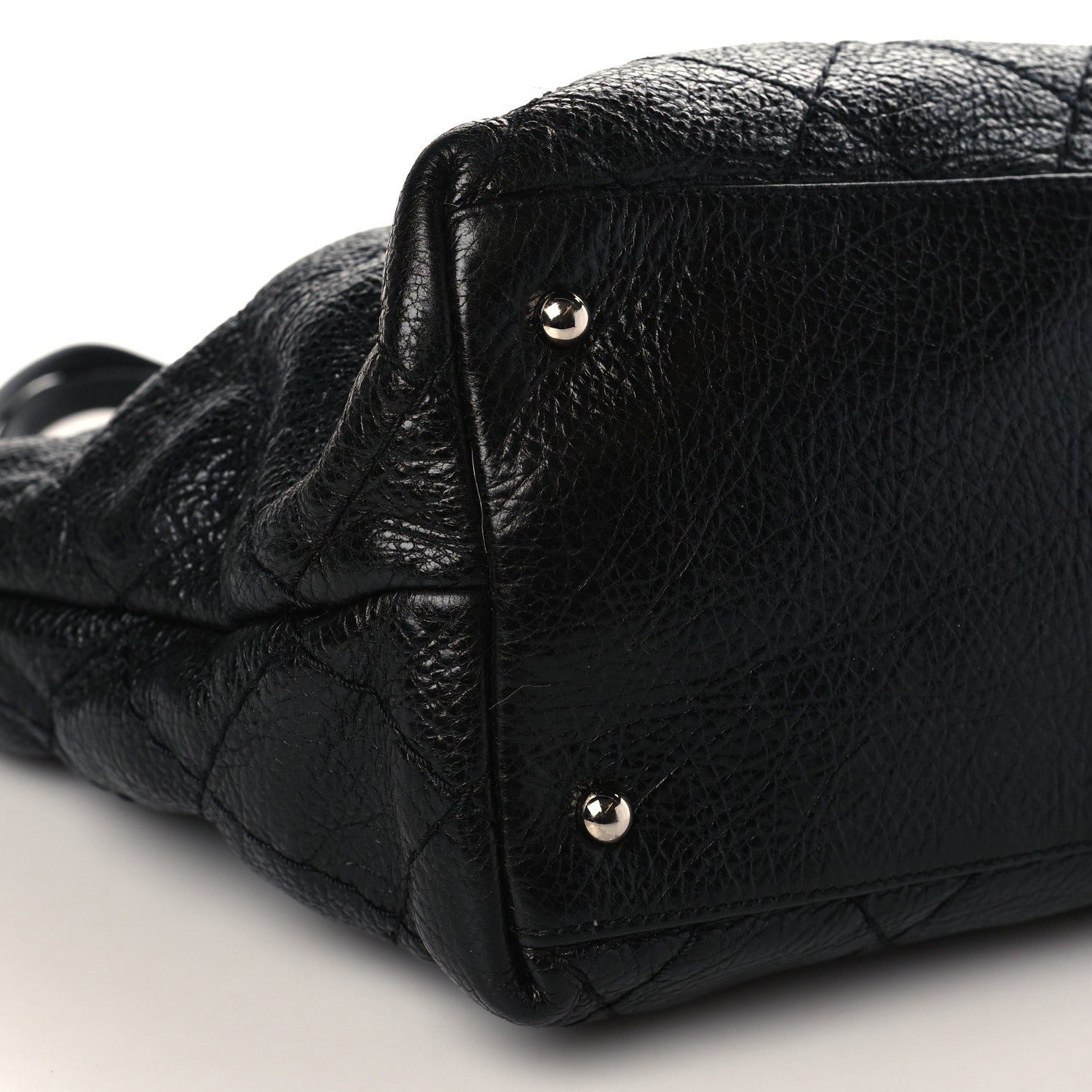Chanel Glazed Calfskin Large On The Road Tote Black 8 of 9