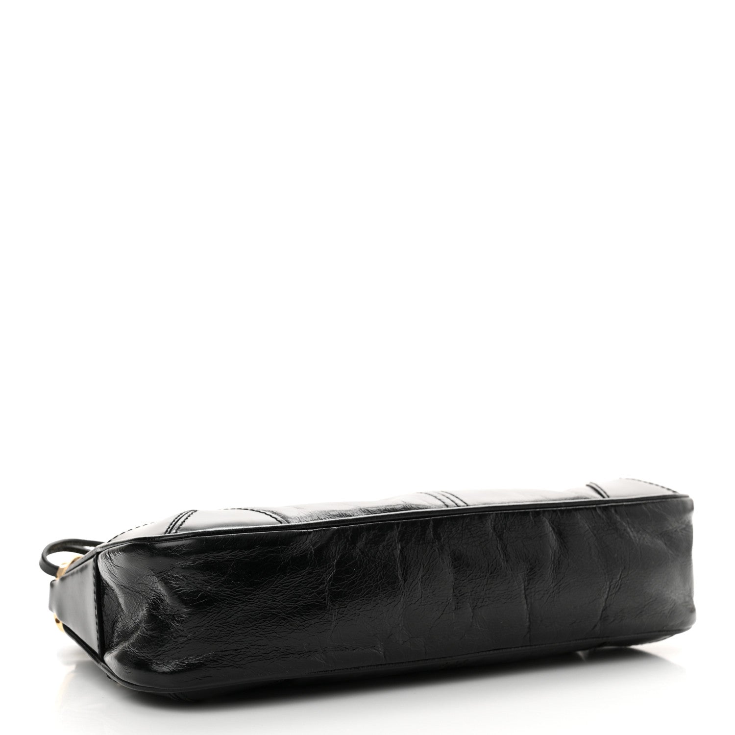 Prada Soft Lux Calfskin Medium Re-Edition 2002 Shoulder Bag Black 4 of 15