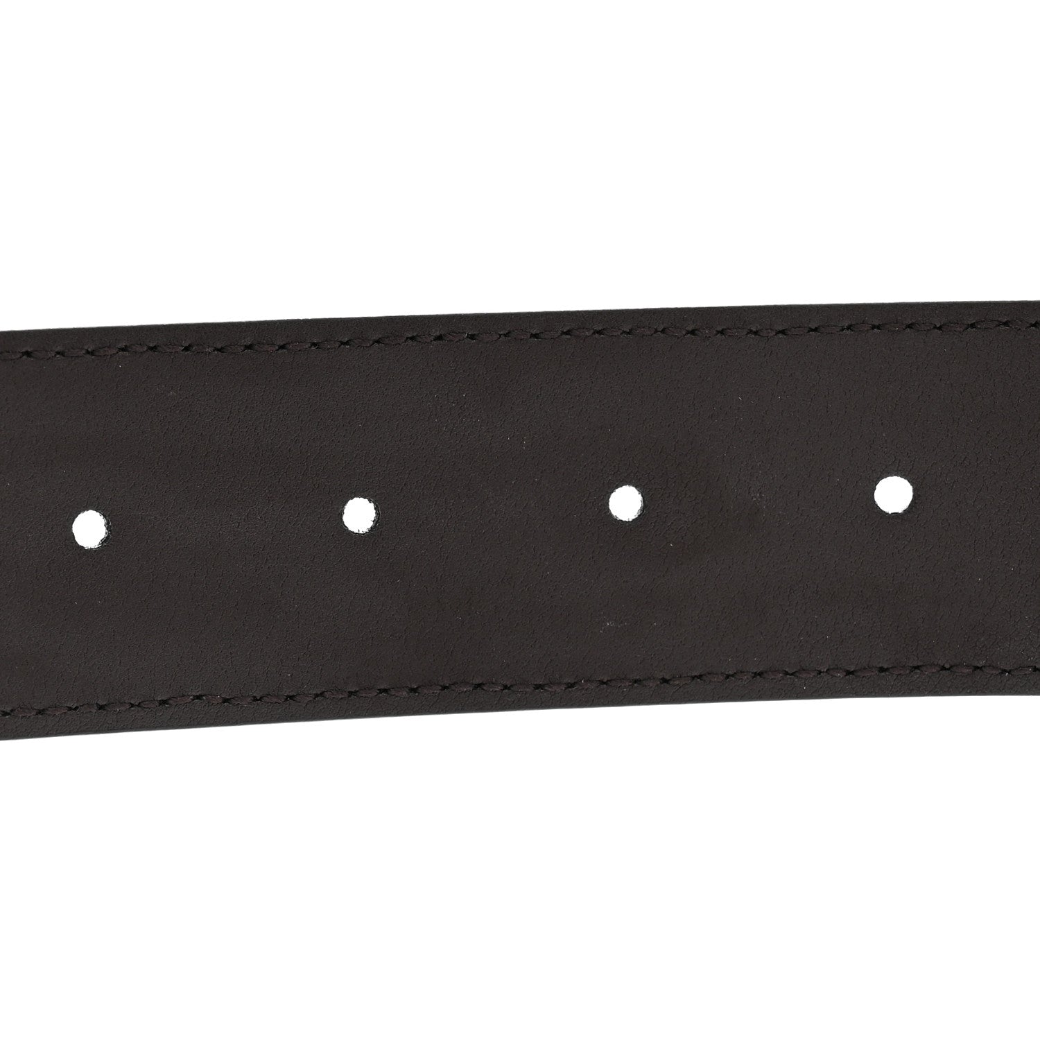 Gucci GG Supreme Monogram Interlocking G 37mm Belt 75 30 Beige Ebony 5 of 5