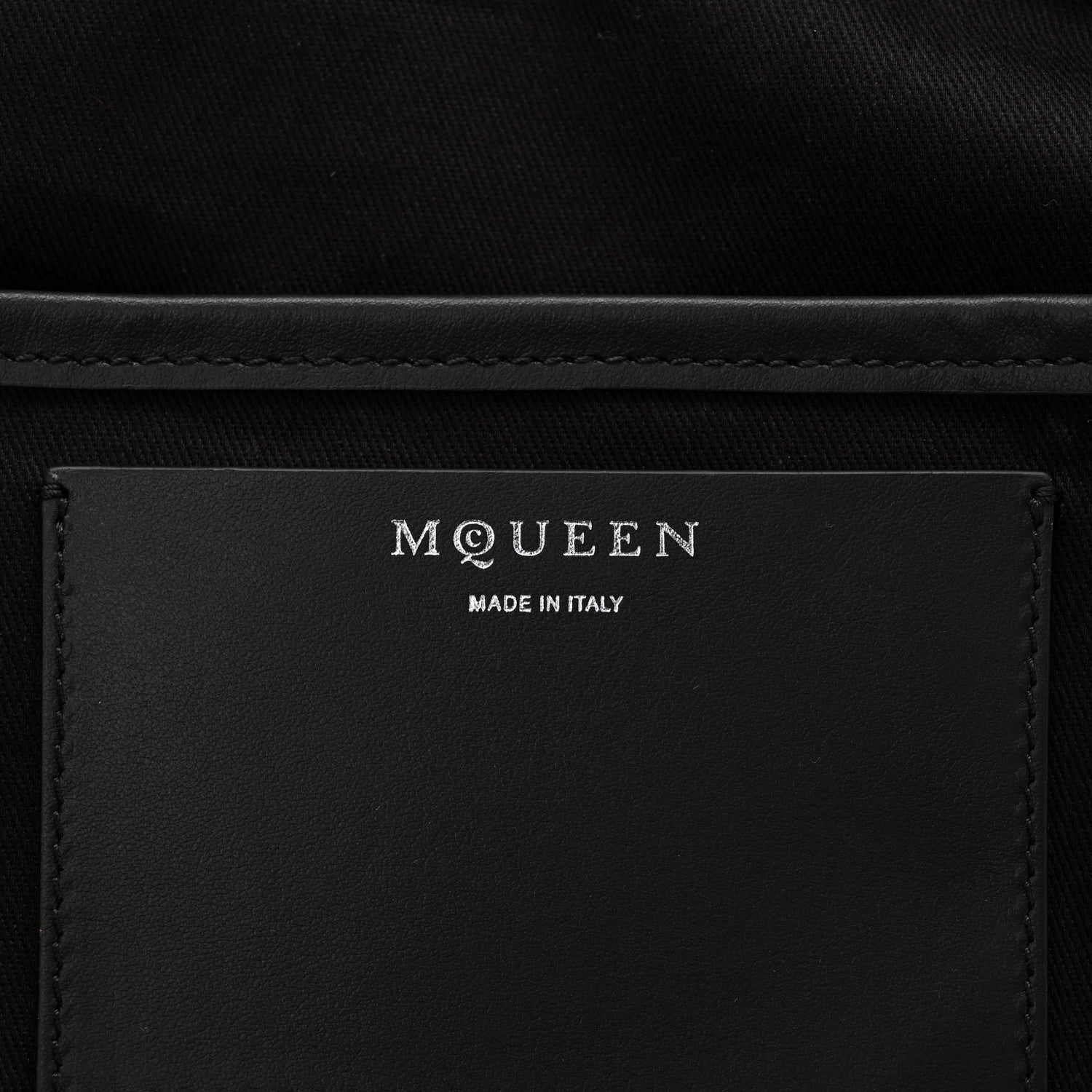 Alexander McQueen Canvas Calfskin T-Bar Shopping Bag Black 6 of 9