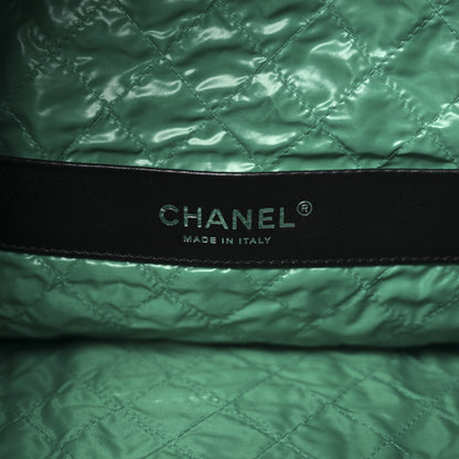 Chanel Tweed Resin Strass Large Robot Shopping Bag Black 6 of 10