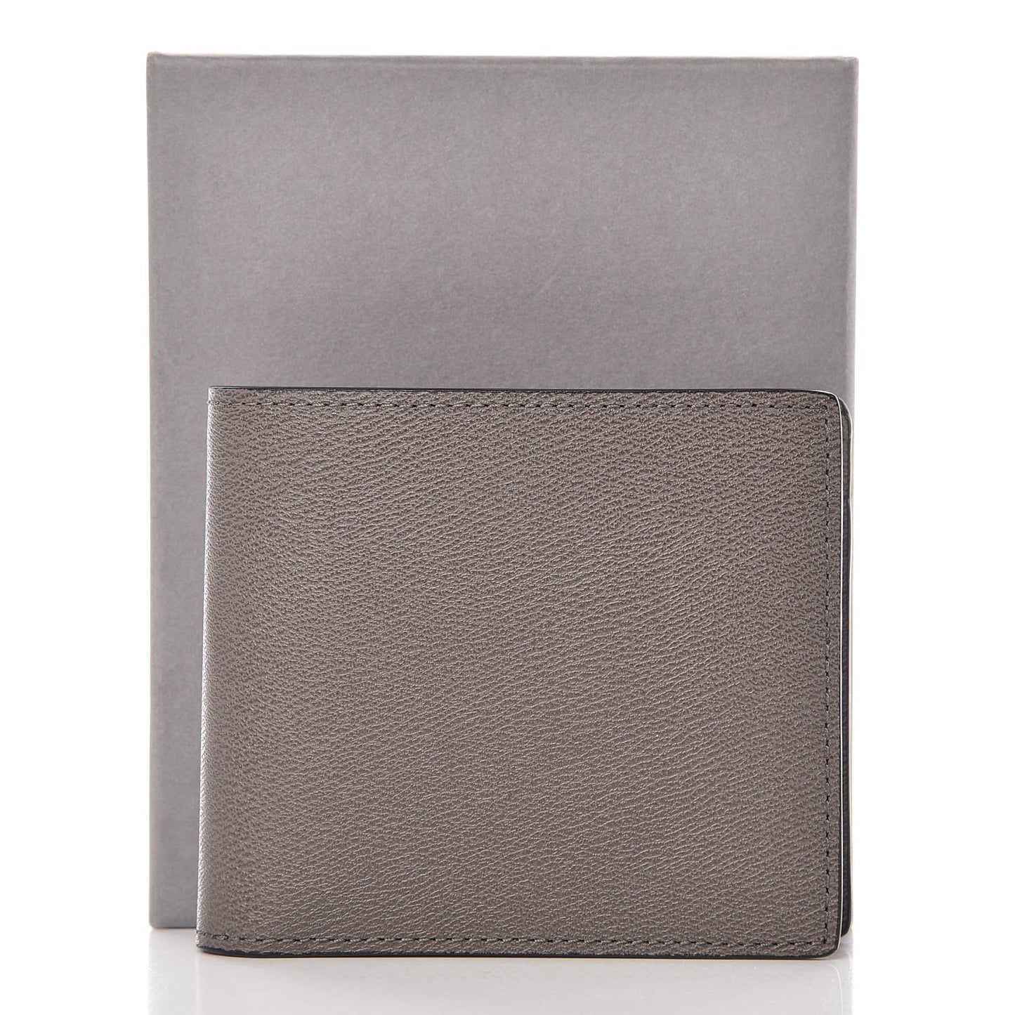 Calfskin Bifold Wallet Taupe