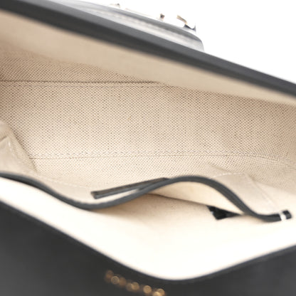 Gucci GG Supreme Monogram Horsebit 1955 Soft Small Shoulder Bag Beige Black 5 of 10