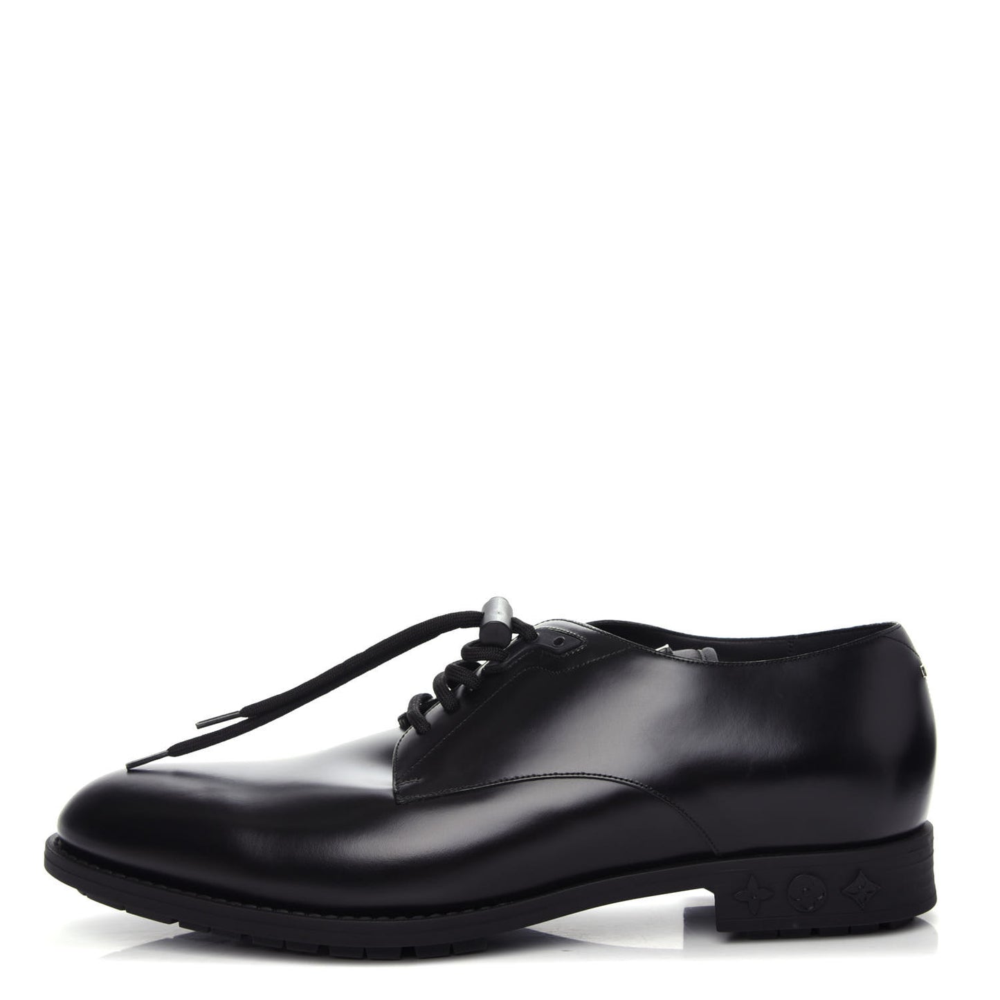 Lambskin Mens Derby Shoes 9.5 Black