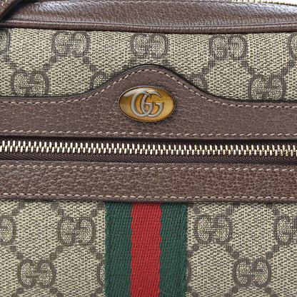 Gucci GG Supreme Monogram Web Mini Ophidia Shoulder Bag Brown 10 of 10