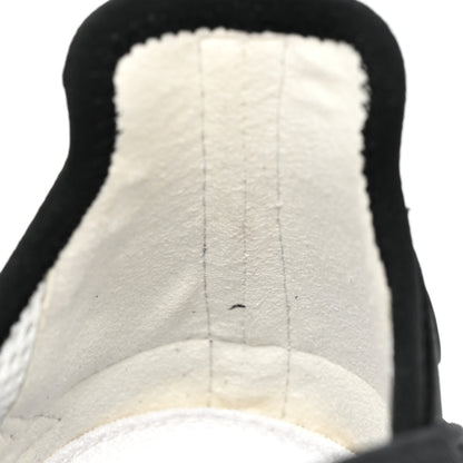 Chanel Velvet Calfskin Mixed Fibers CC Sneakers 40 Ivory Black 11 of 13