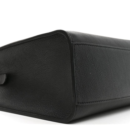 Louis Vuitton Calfskin Lock & Go Tote Black 8 of 11