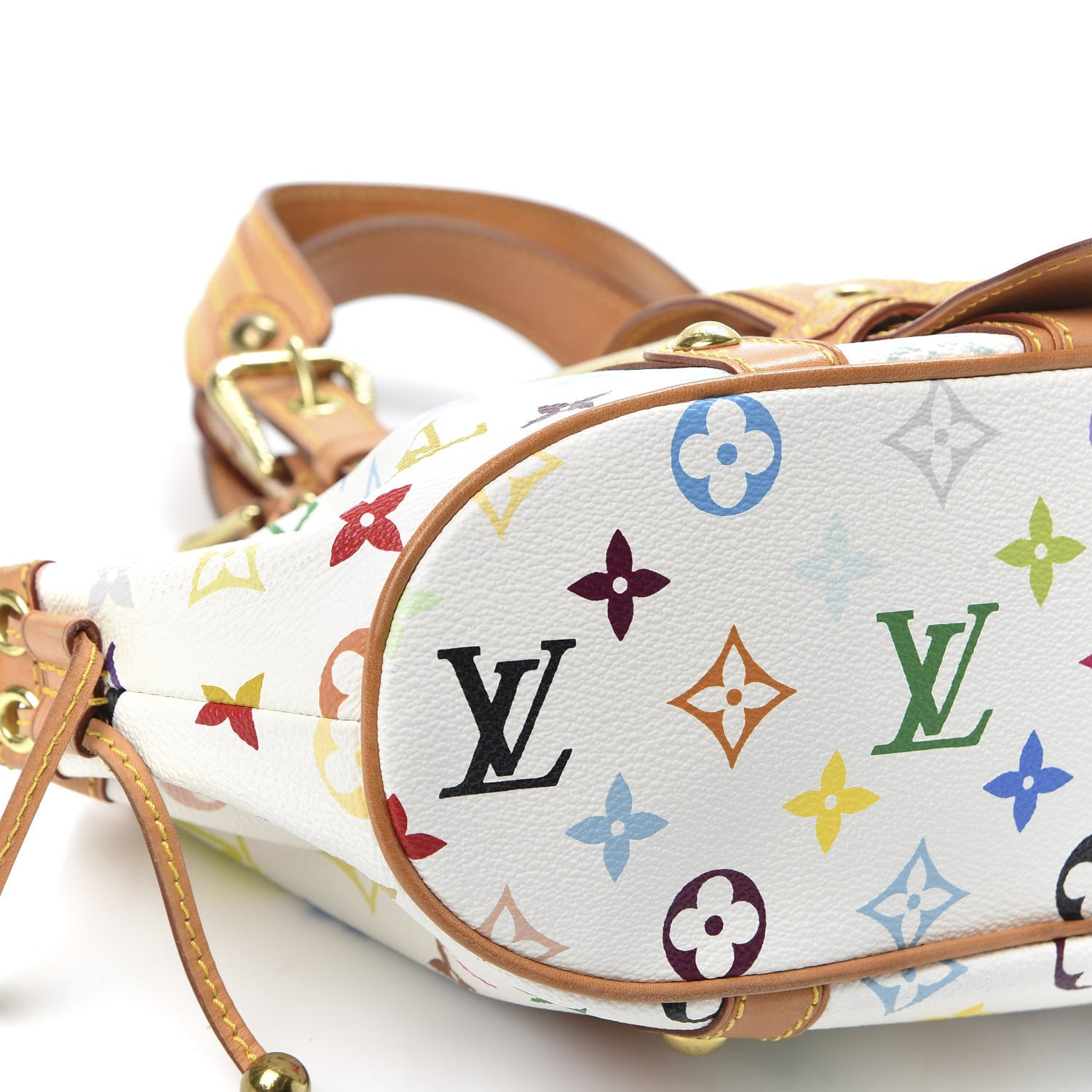 Louis Vuitton Monogram Multicolor Theda GM White 5 of 7