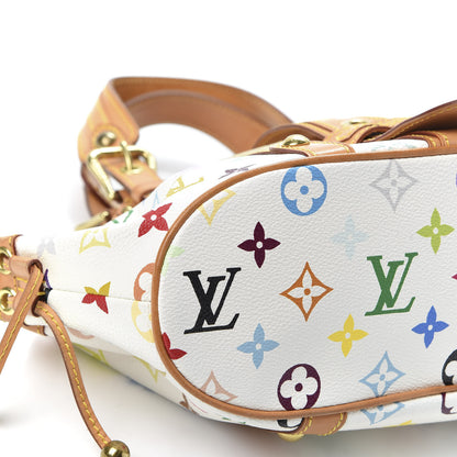 Louis Vuitton Monogram Multicolor Theda GM White 5 of 7