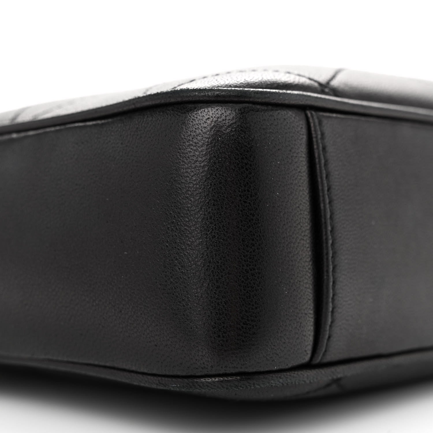 Saint Laurent Lambskin Quilted Le Maillon Chain Strap Crossbody Black 9 of 12