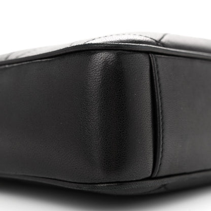 Saint Laurent Lambskin Quilted Le Maillon Chain Strap Crossbody Black 9 of 12