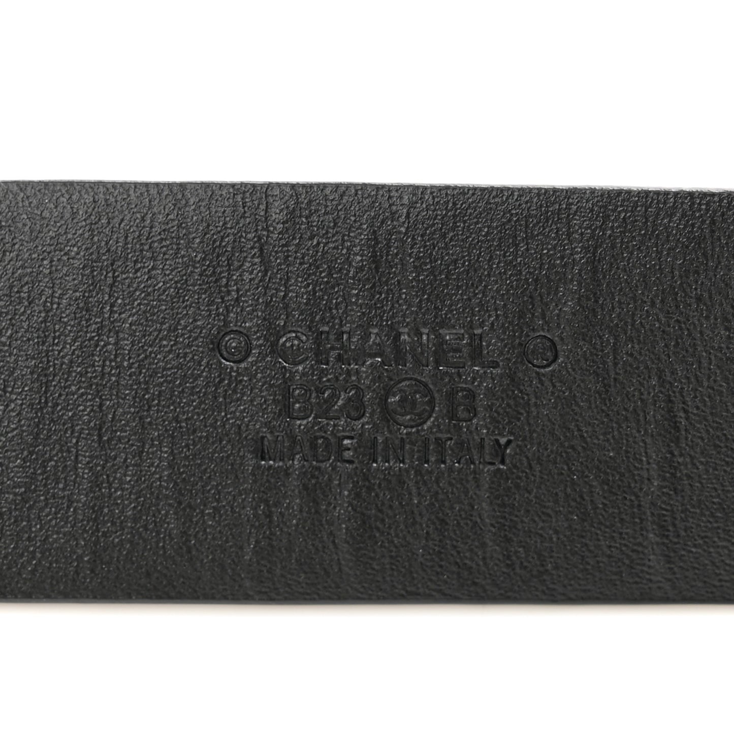 Calfskin Crystal Quilted CC Belt 80 32 Black