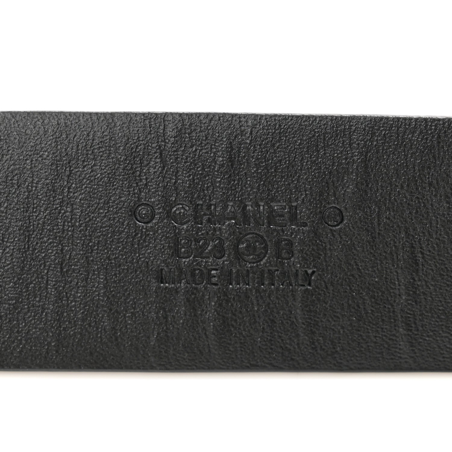 Chanel Calfskin Crystal Quilted CC Belt 80 32 Black 5 of 9