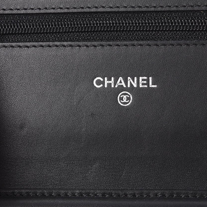 Chanel Caviar Timeless CC Wallet On Chain WOC Black 6 of 10